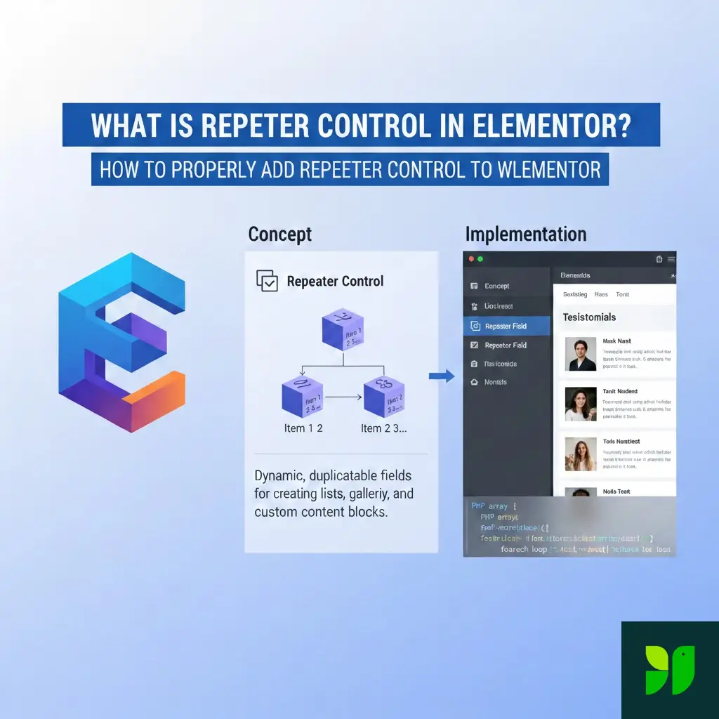 What is Repeater control in Elementor? How to properly add Repeater Control to Elementor