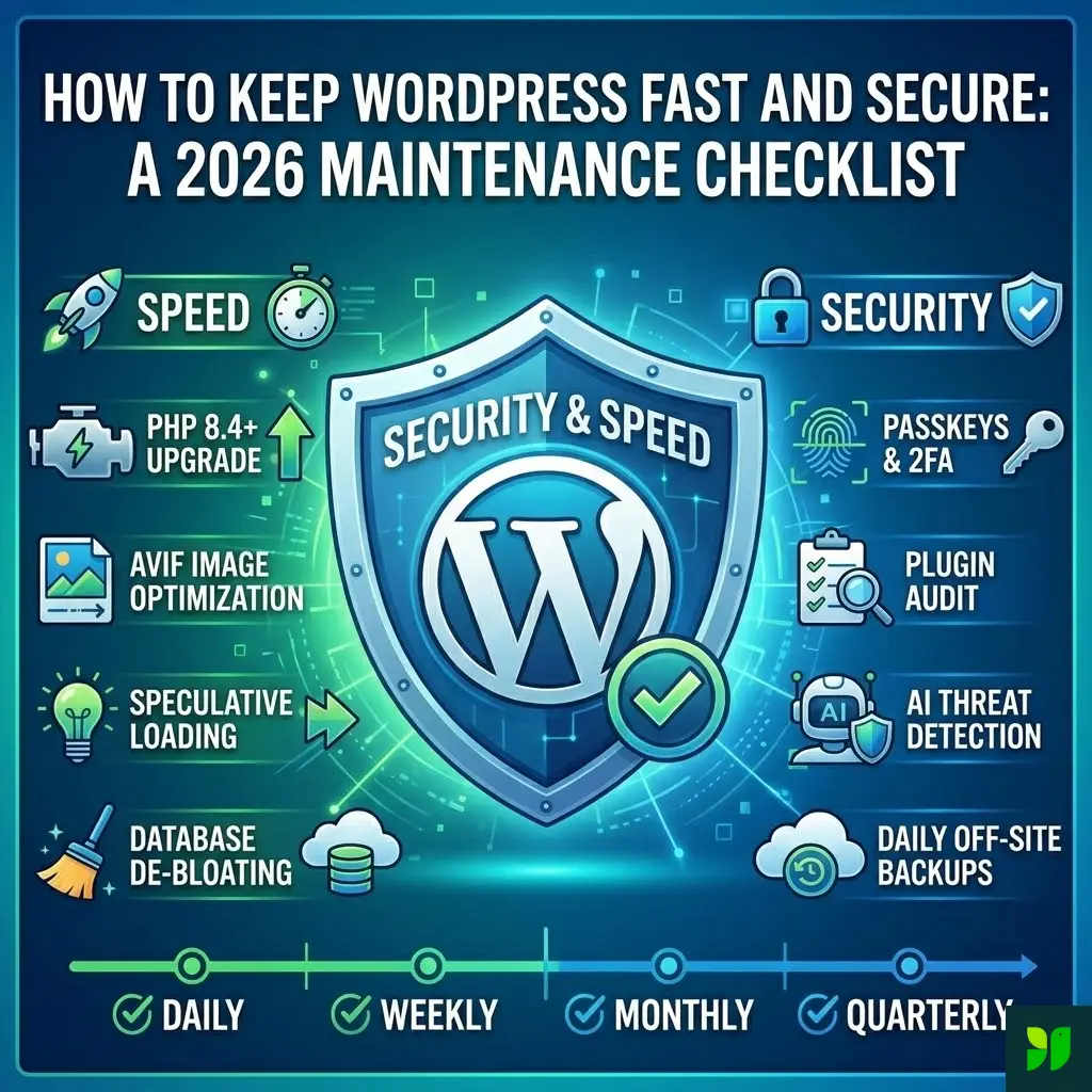 The Ultimate Guide to WordPress Maintenance in 2026: Speed, Security, and Survival